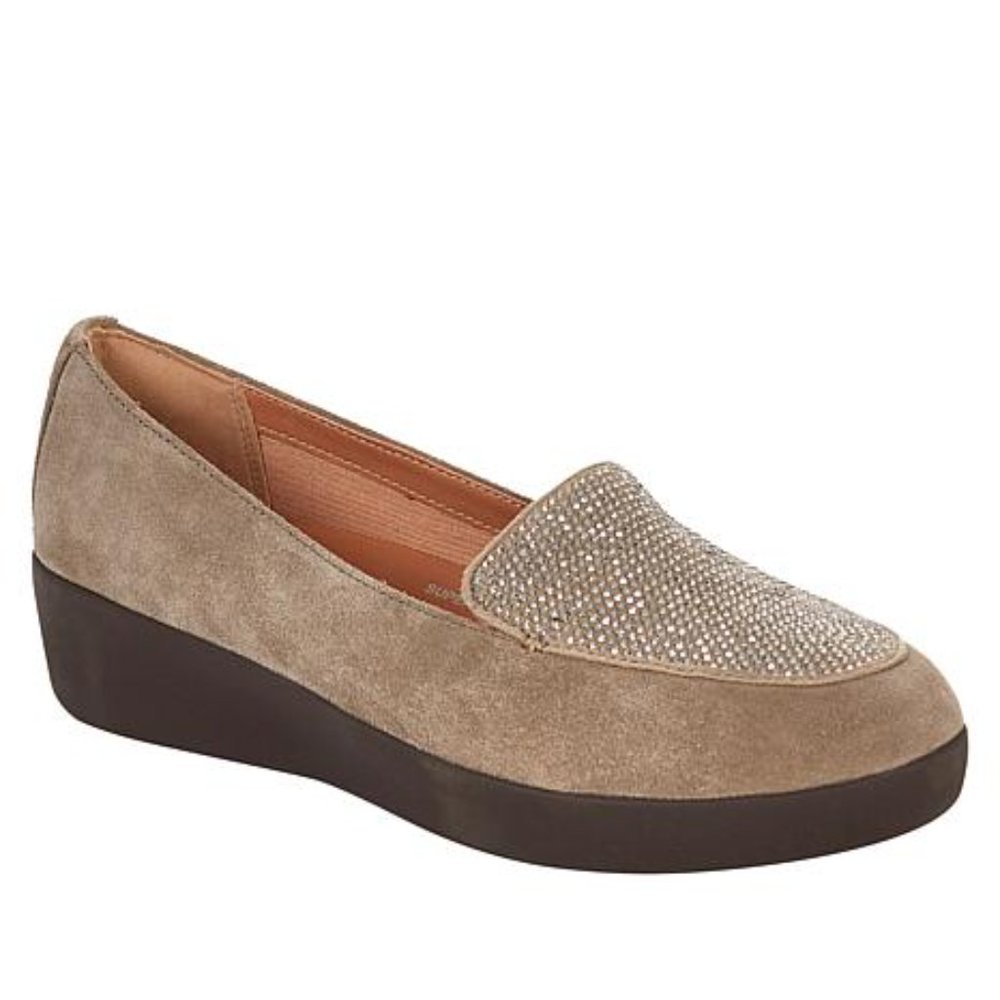 COPY - FitFlop Crystal Sneaker Loafer Slip On Sho…